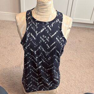 The North Face Black and White Chevron Tank Top